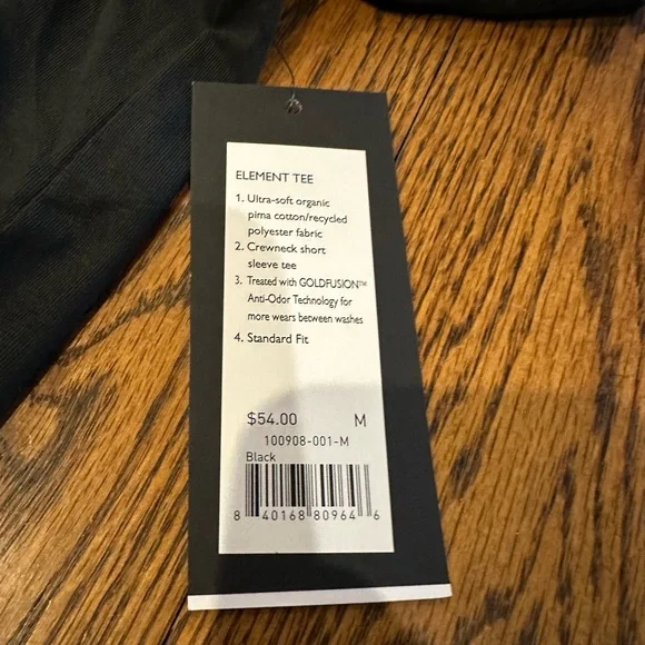 Rhone element tee new with tags black - Picture 3 of 3